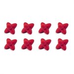 8 supports de plat étoiles rouges silicone Zak Designs®